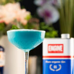 Engine Gin Blue Lagoon Cocktail