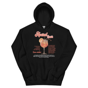 Aperol Spritz Serve Chilled Premium Hoodie Black / Navy