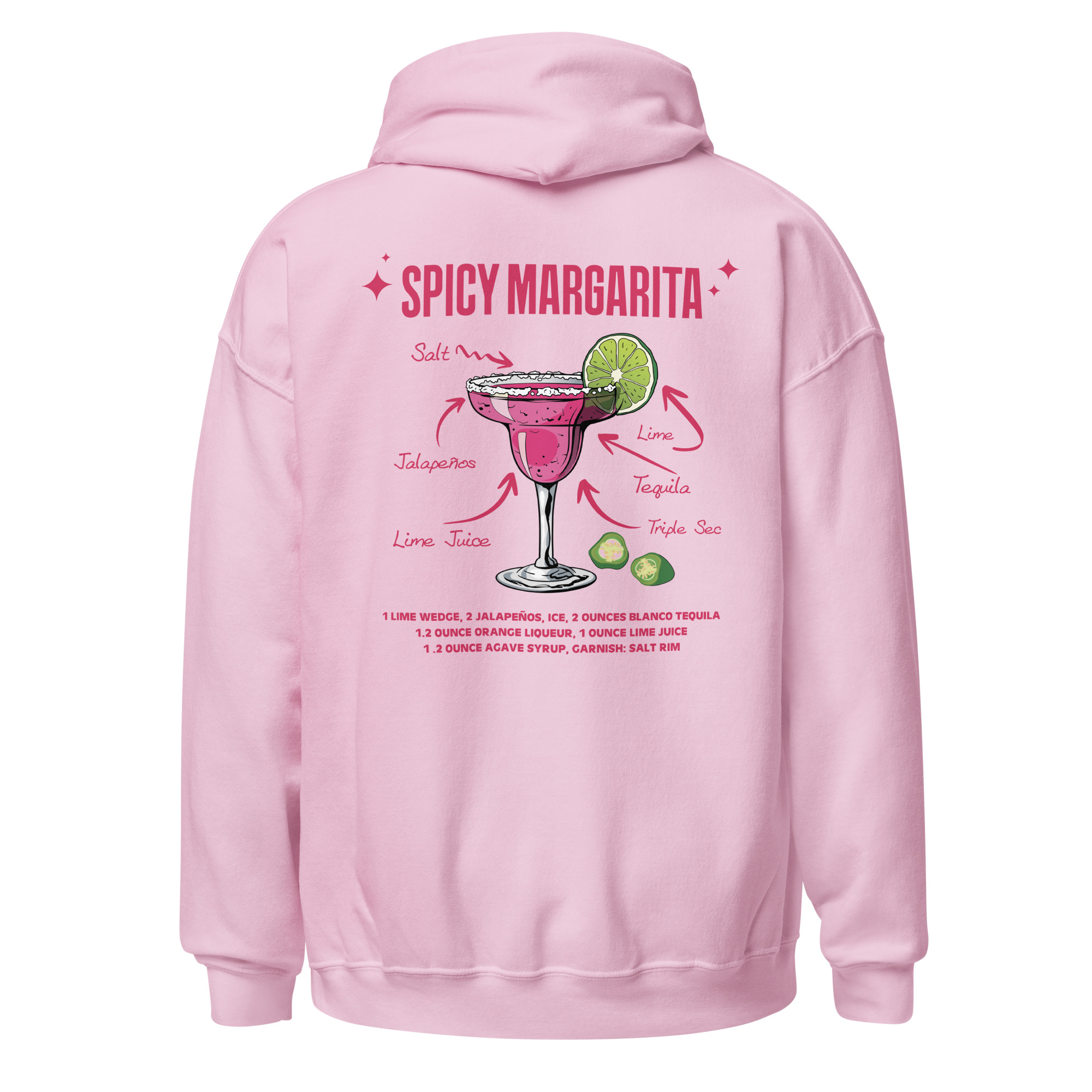 Mas Tequila Por Favor! Spicy Margarita Premium Hoodie - Image 3