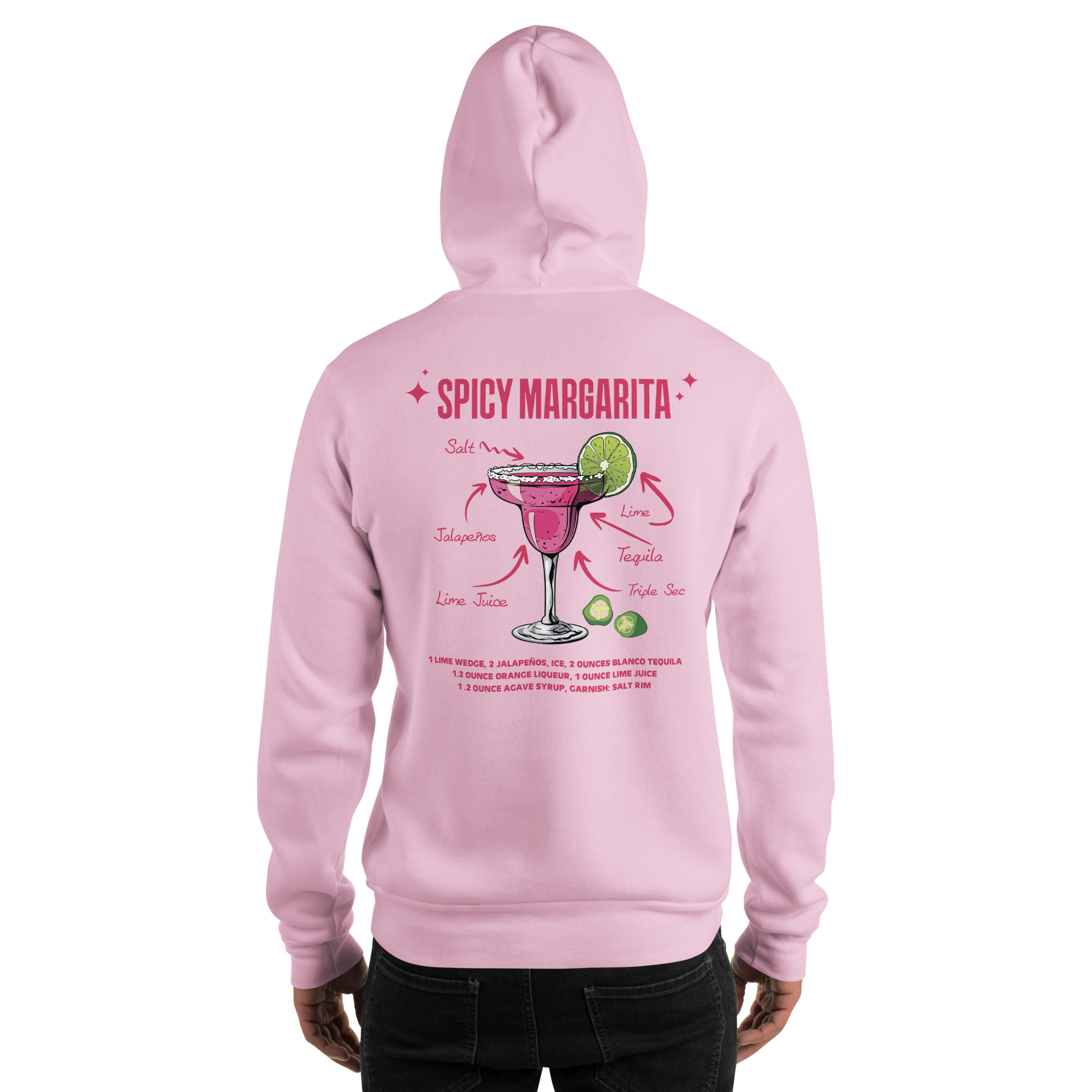 Mas Tequila Por Favor! Spicy Margarita Premium Hoodie - Image 5