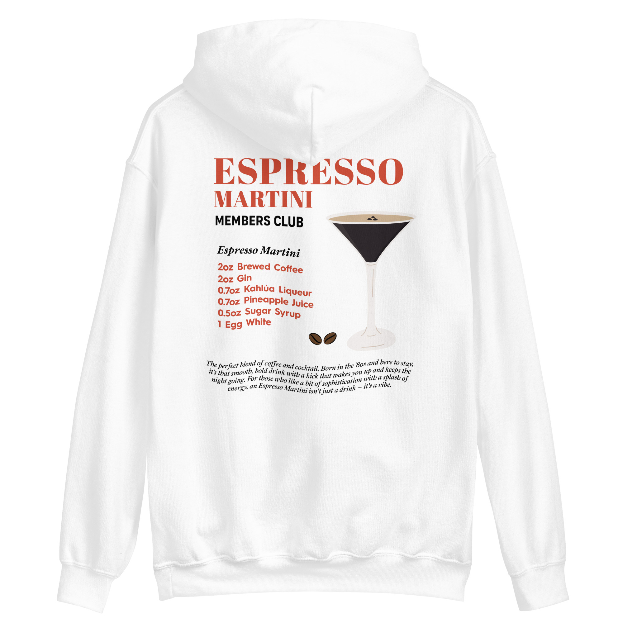 Espresso Martini Members Club Unisex Hoodie - Image 3