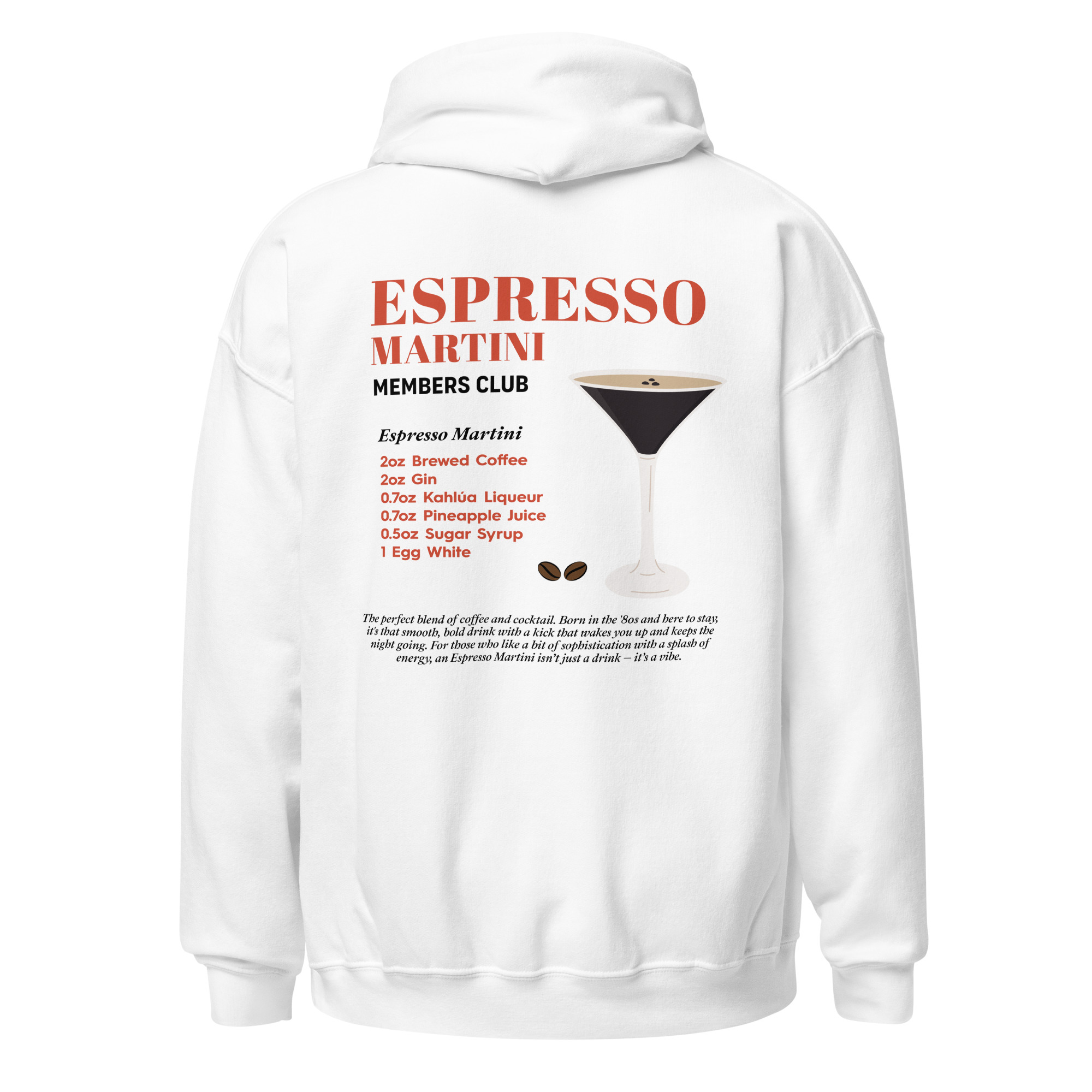 Espresso Martini Members Club Unisex Hoodie - Image 4