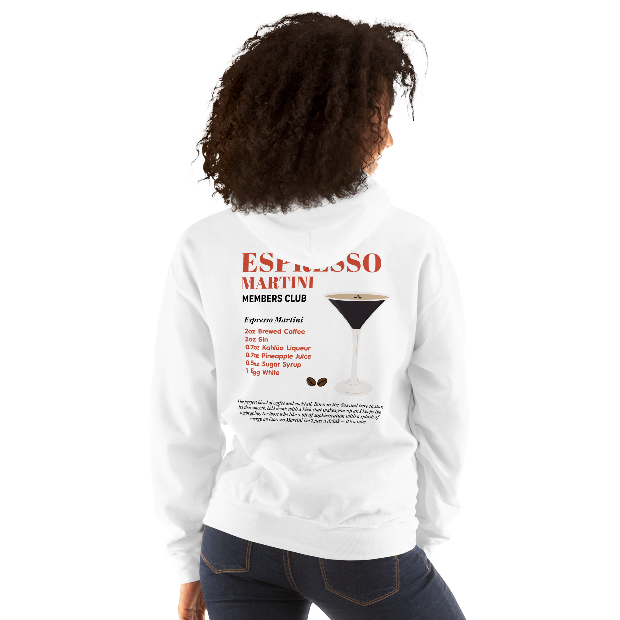 Espresso Martini Members Club Unisex Hoodie - Image 8