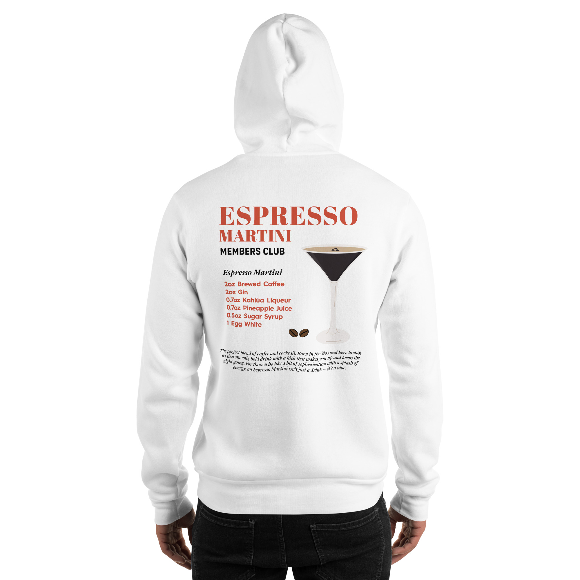 Espresso Martini Members Club Unisex Hoodie - Image 9