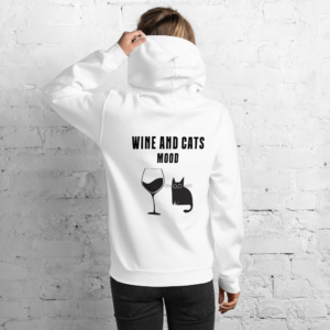 Wine & Cats Mood Premium Hoodie