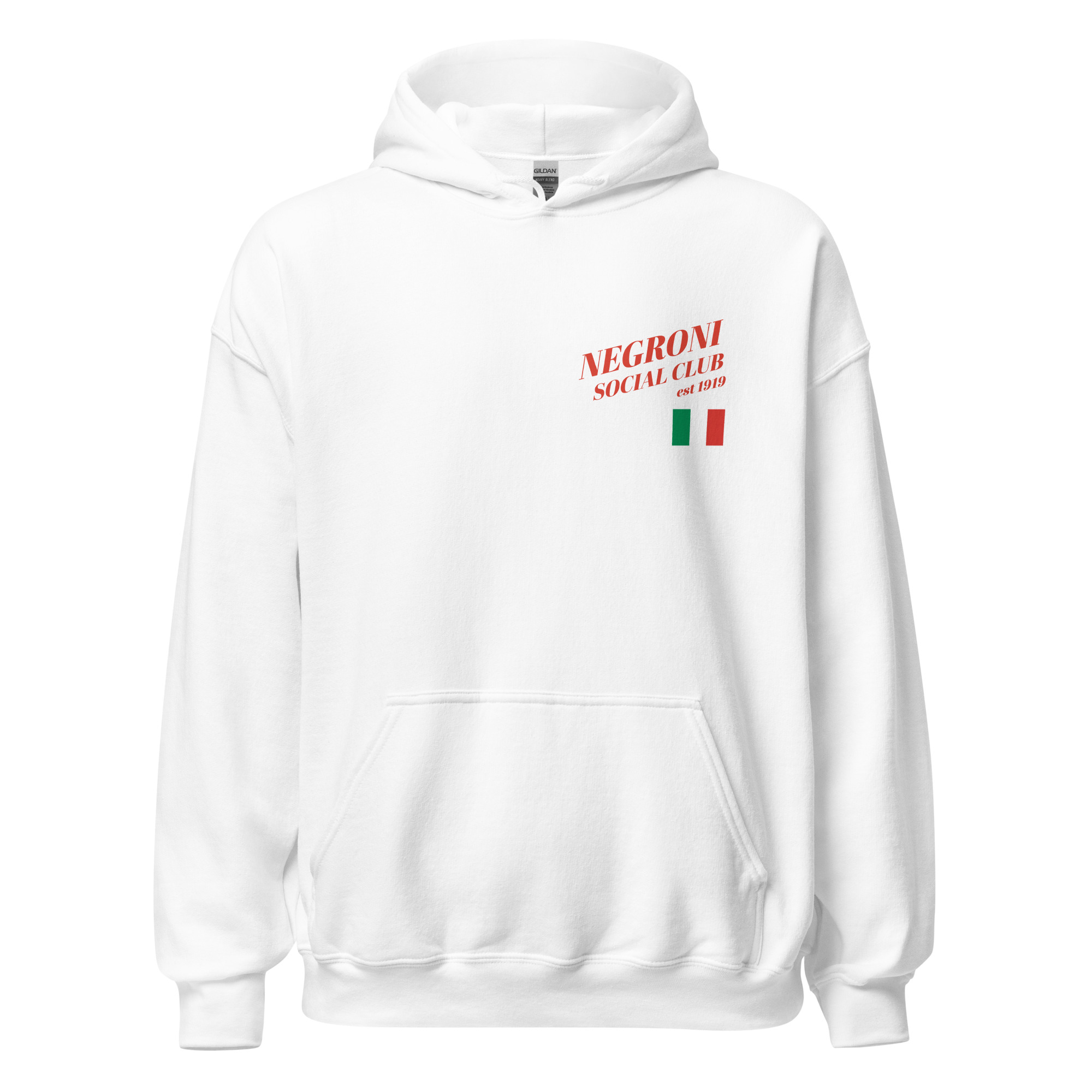Negroni Social Club Premium Hoodie in Powder Pink / White - Image 6