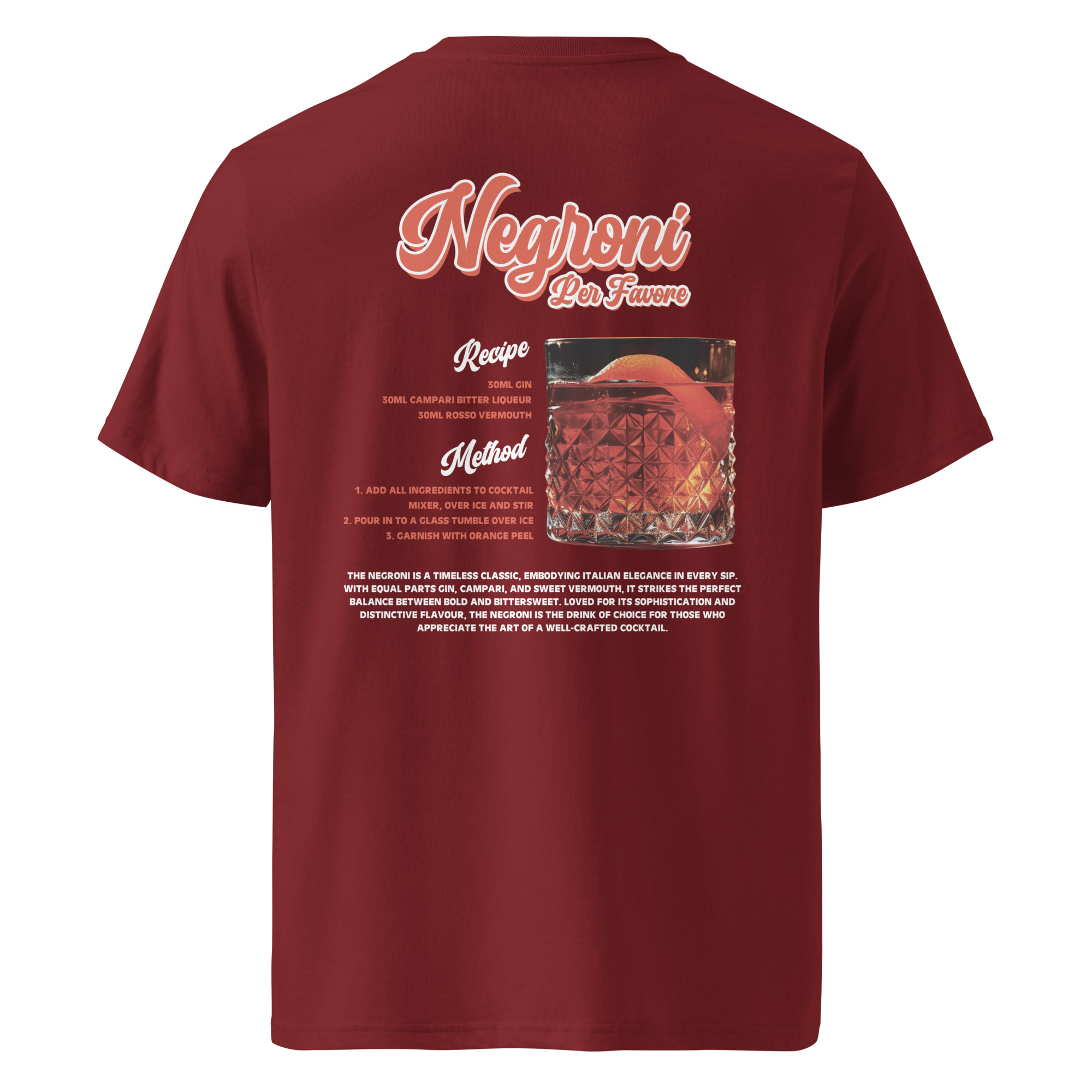 Negroni Per Favore Organic Cotton T-Shirt - Image 17
