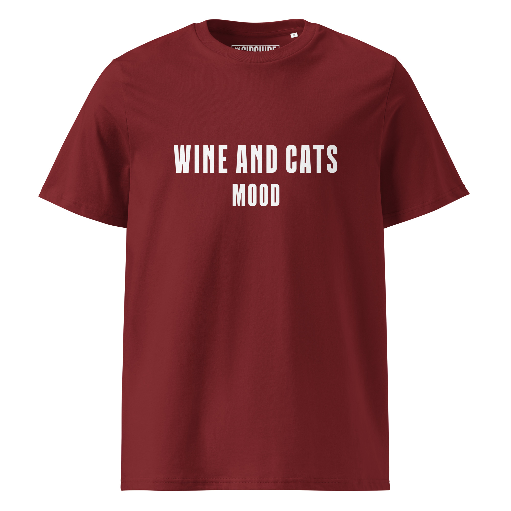 Wine & Cats Mood Organic Cotton T-Shirt - Image 15
