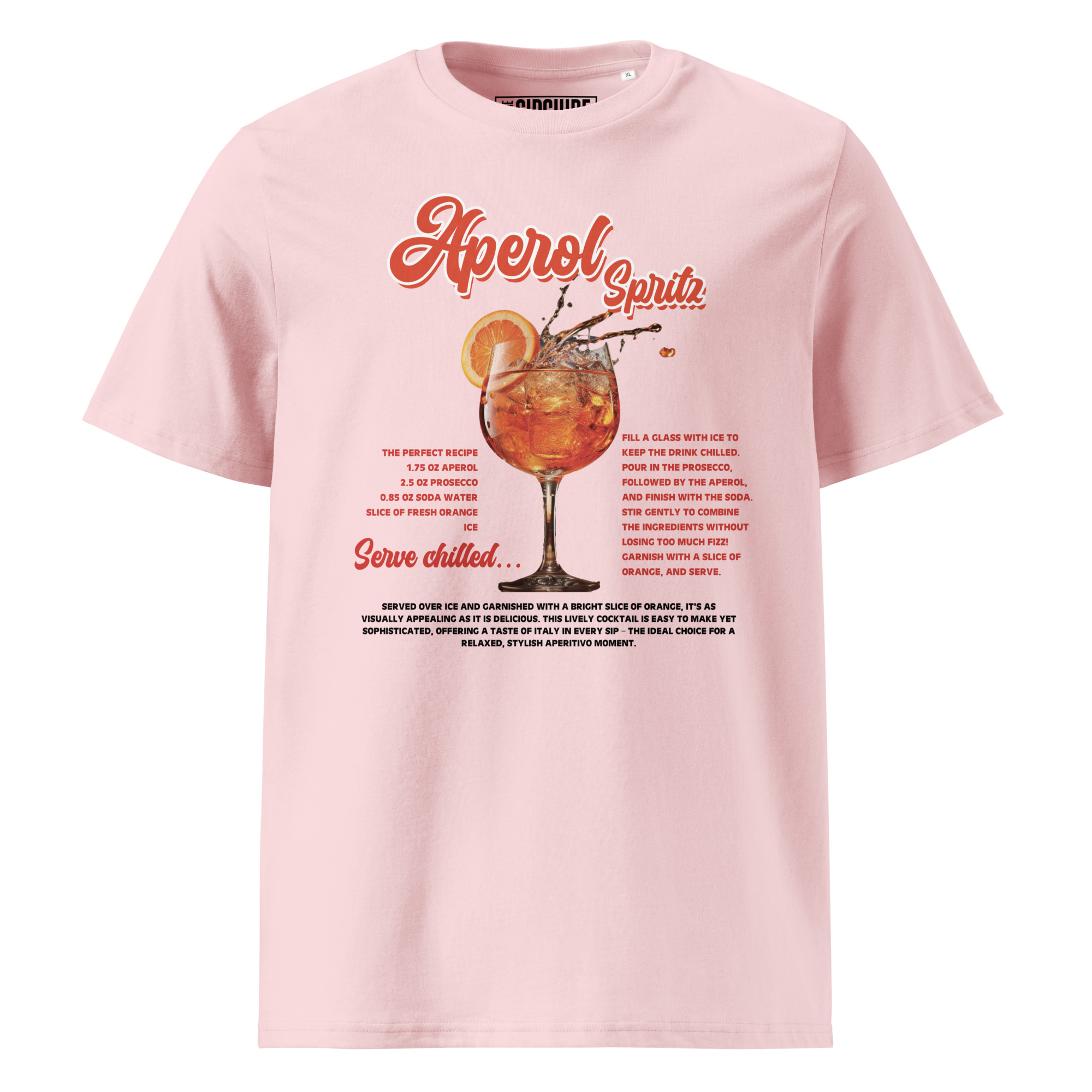 Aperol Spritz Organic Cotton T-Shirt - Image 5
