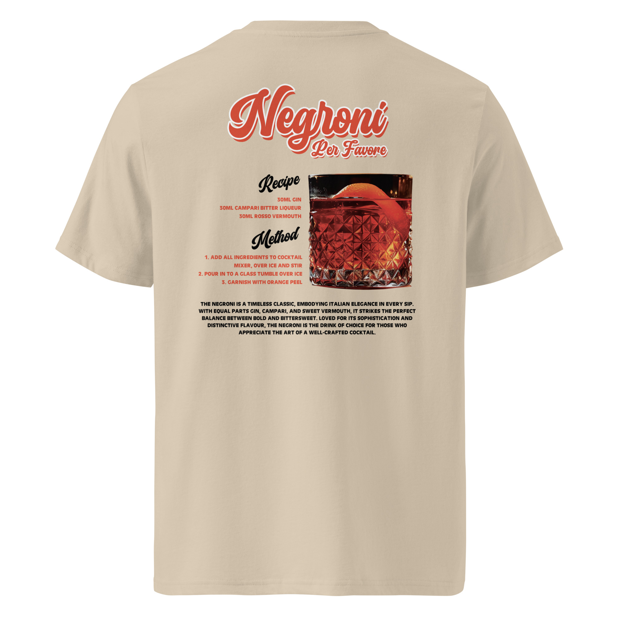 Nergroni Per Favore Organic Cotton T-Shirt Bright Colours - Image 4