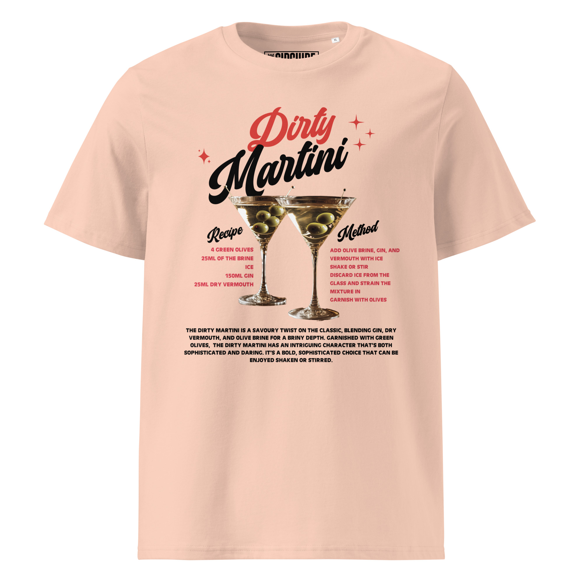 Dirty Martini Organic Cotton T-Shirt - Image 2