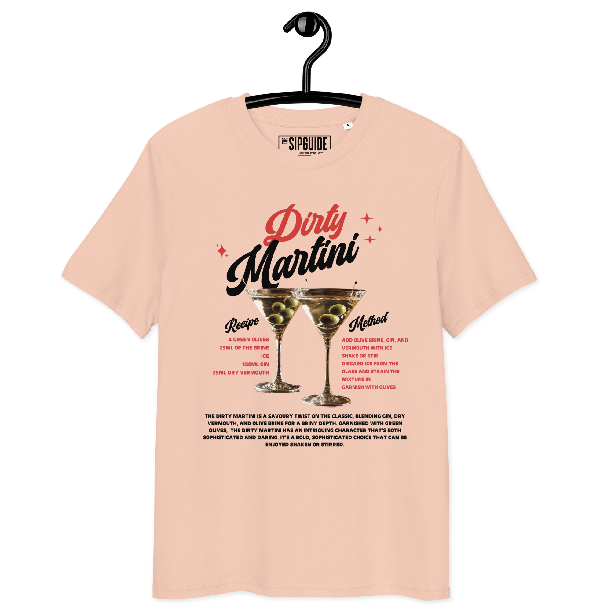 Dirty Martini Organic Cotton T-Shirt - Image 2