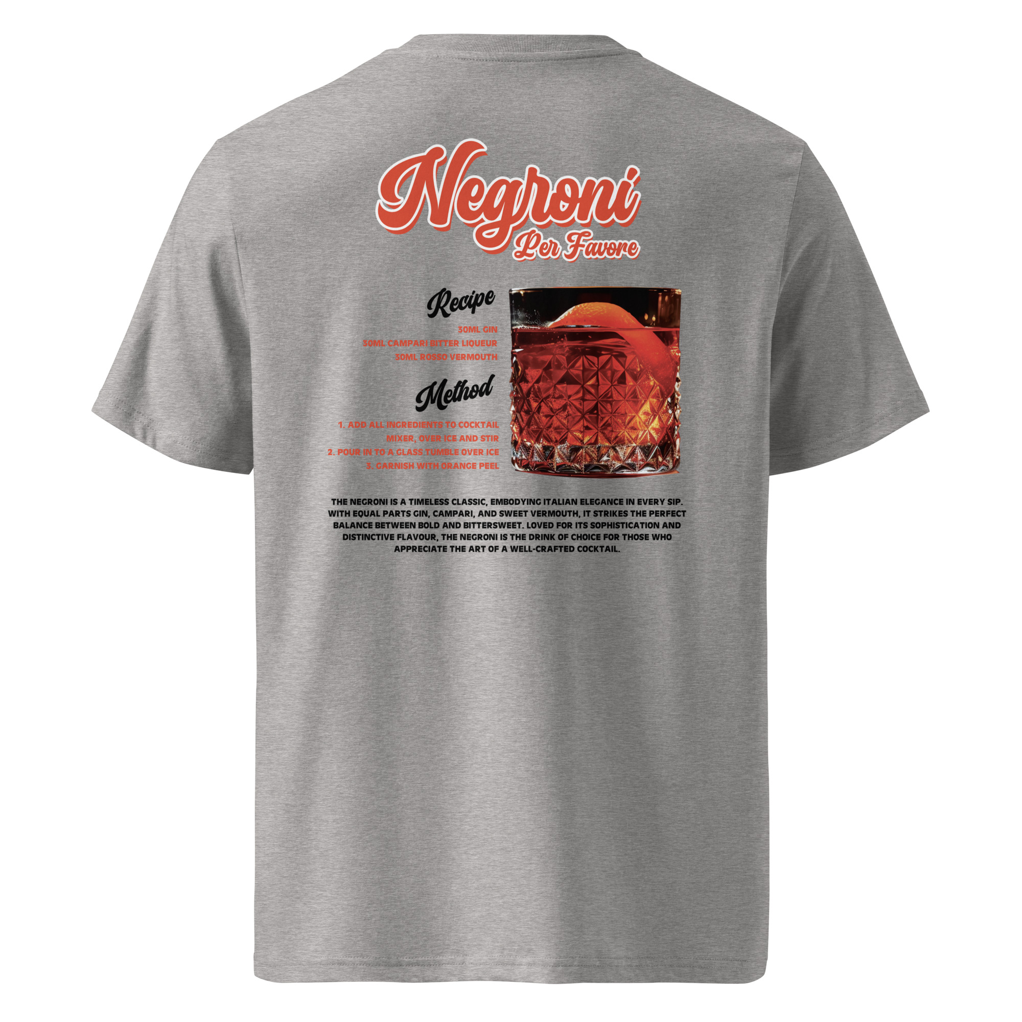 Nergroni Per Favore Organic Cotton T-Shirt Bright Colours - Image 3