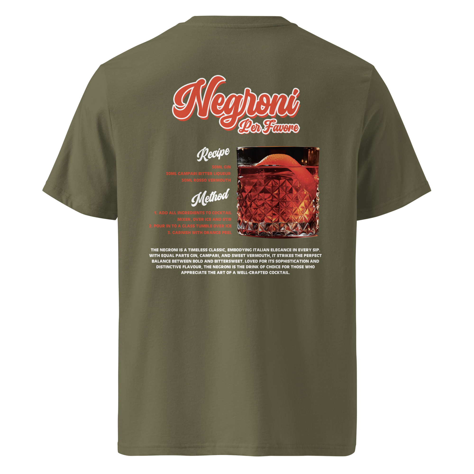 Negroni Per Favore Organic Cotton T-Shirt - Image 22