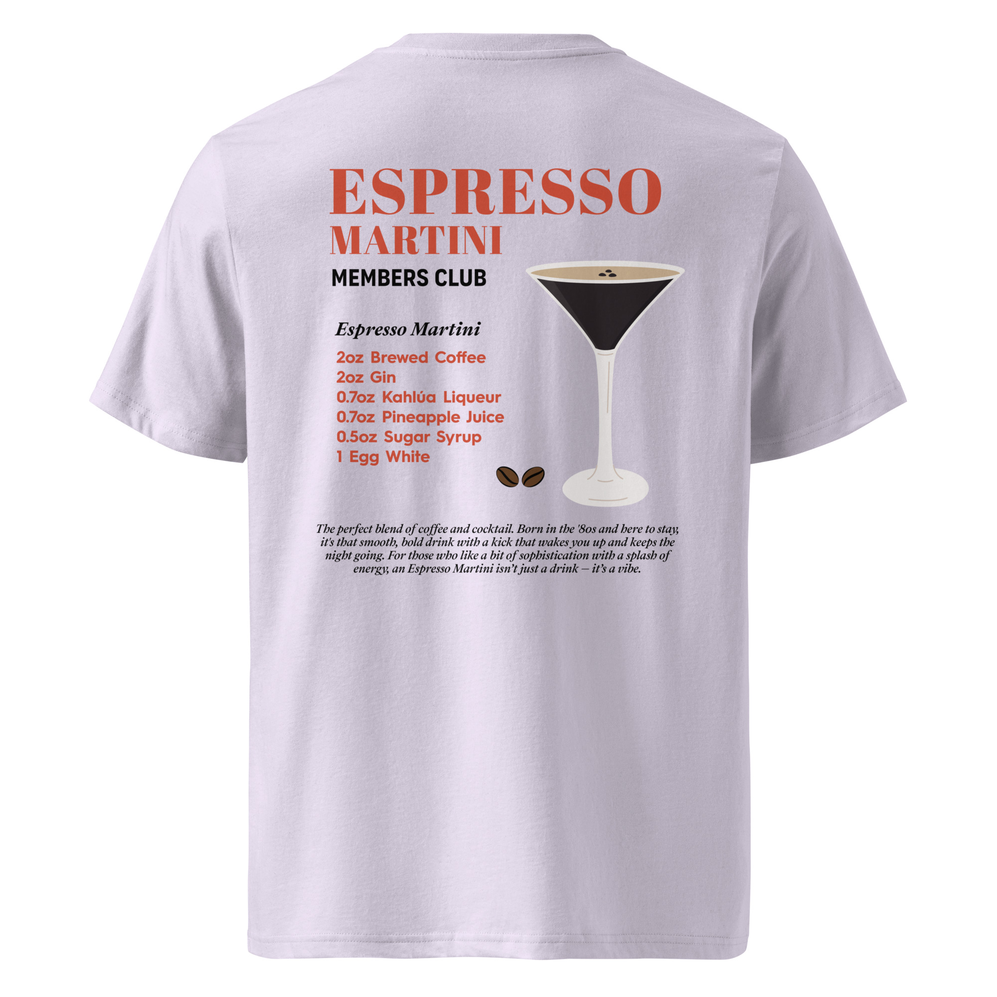 Espresso Martini Members Club Organic Cotton T-Shirt - Image 14