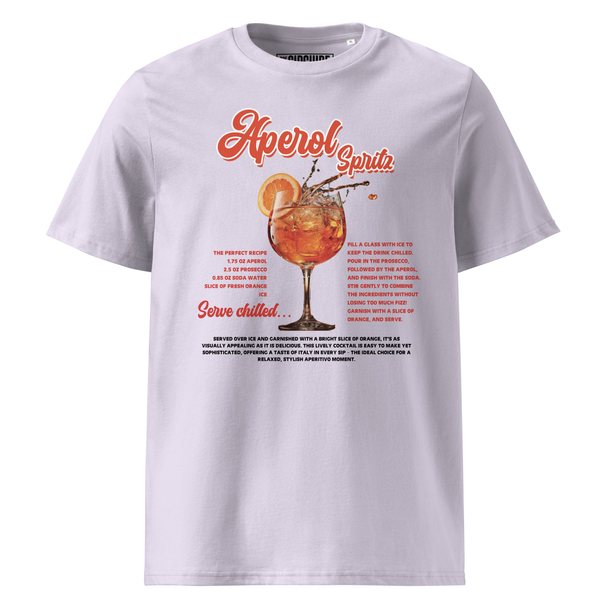 Aperol Spritz Organic Cotton T-Shirt - Image 7