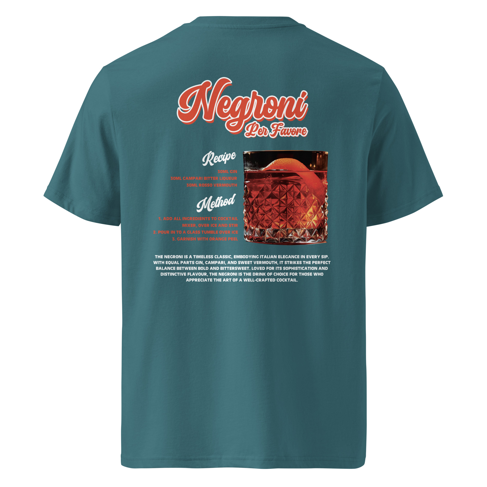 Negroni Per Favore Organic Cotton T-Shirt - Image 20