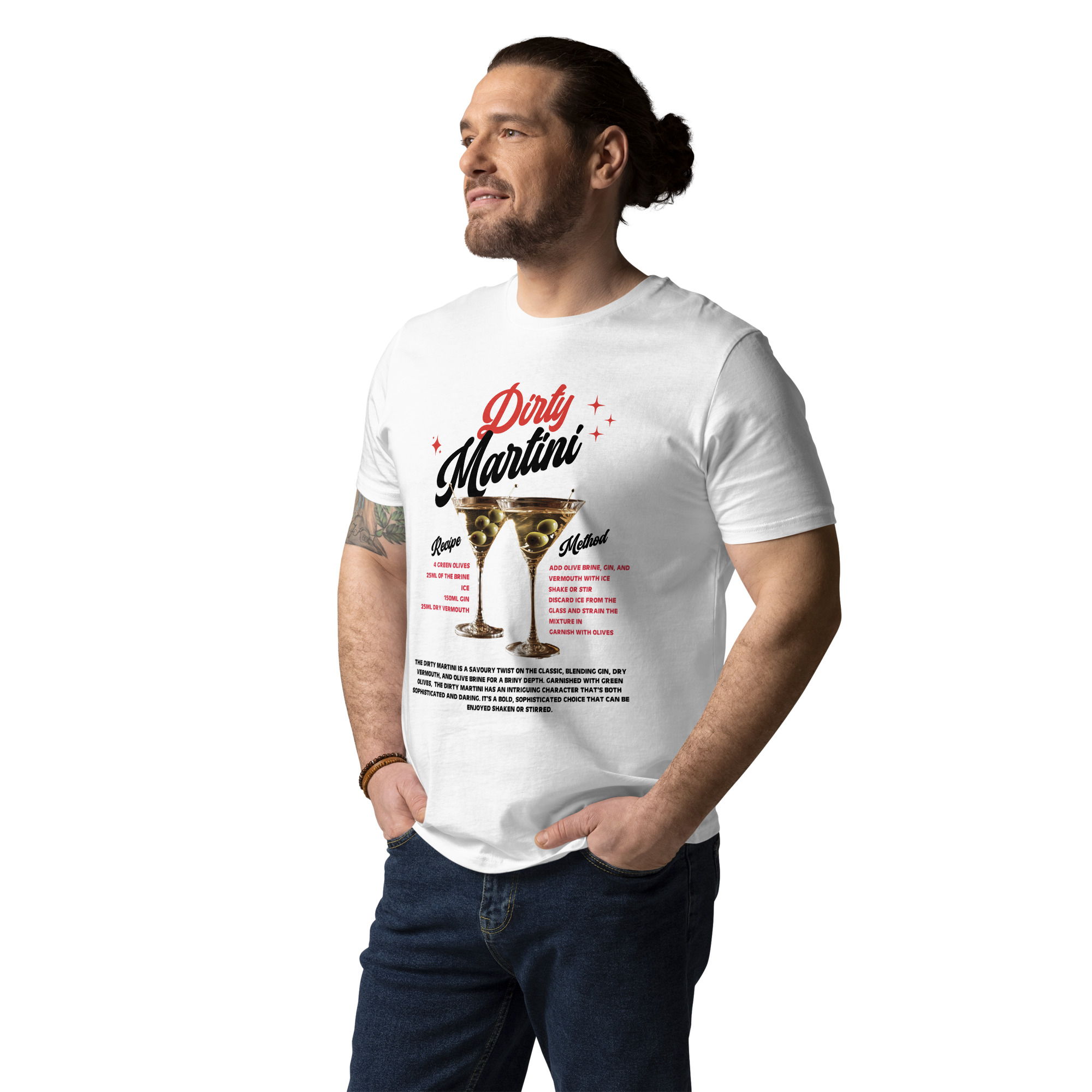 Dirty Martini Organic Cotton T-Shirt - Image 6