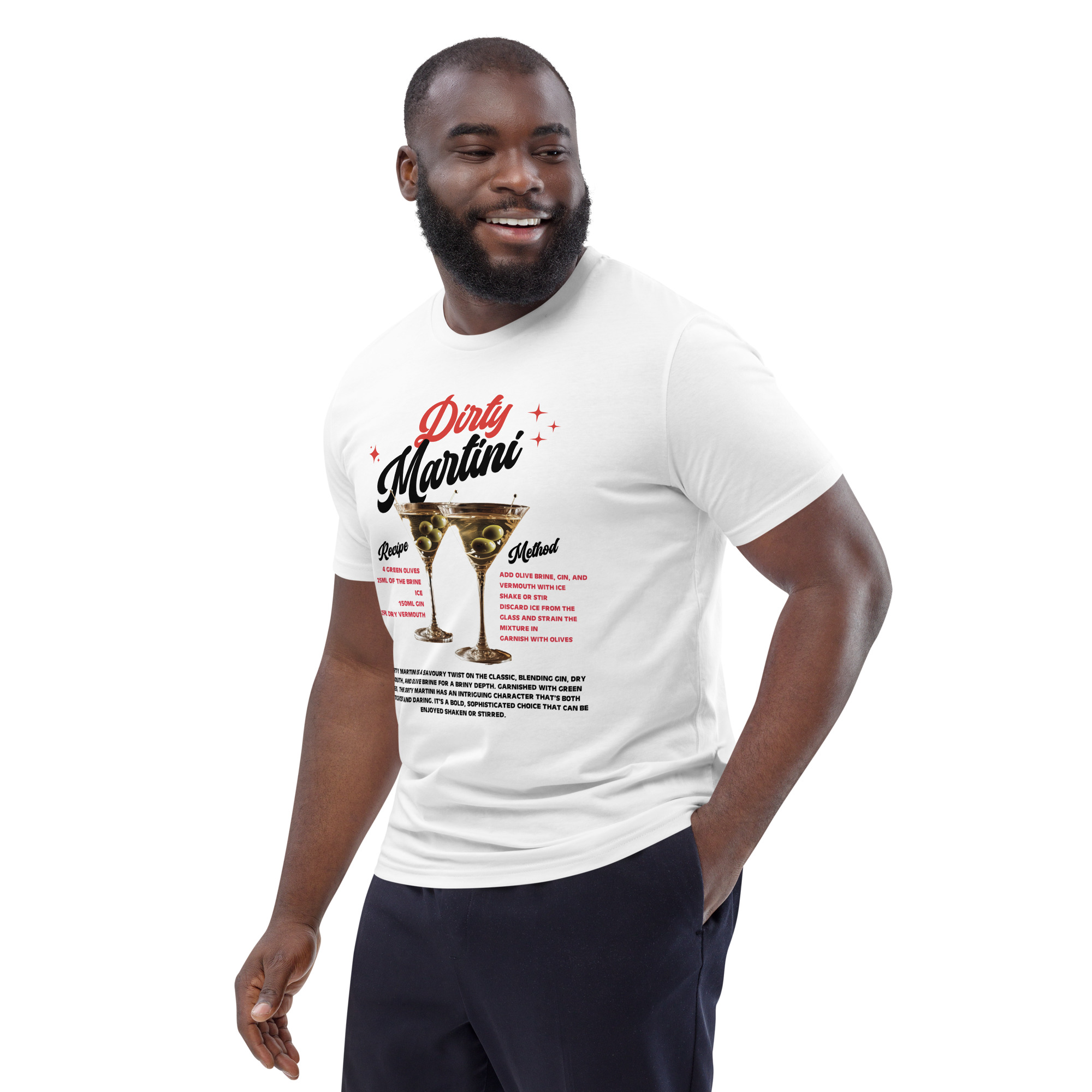 Dirty Martini Organic Cotton T-Shirt - Image 7