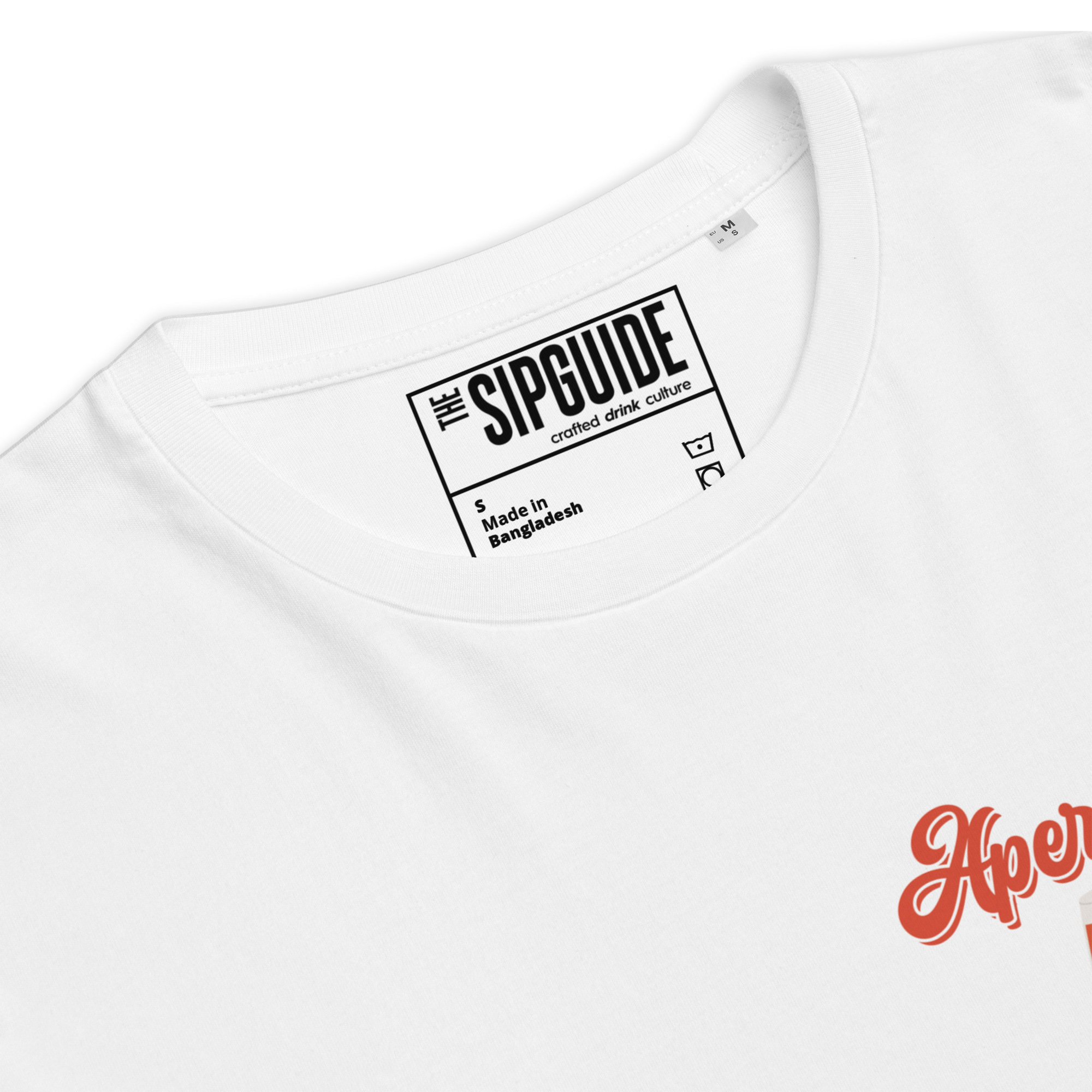 Aperol Spritz Por Favore Organic Cotton T-Shirt - Image 5