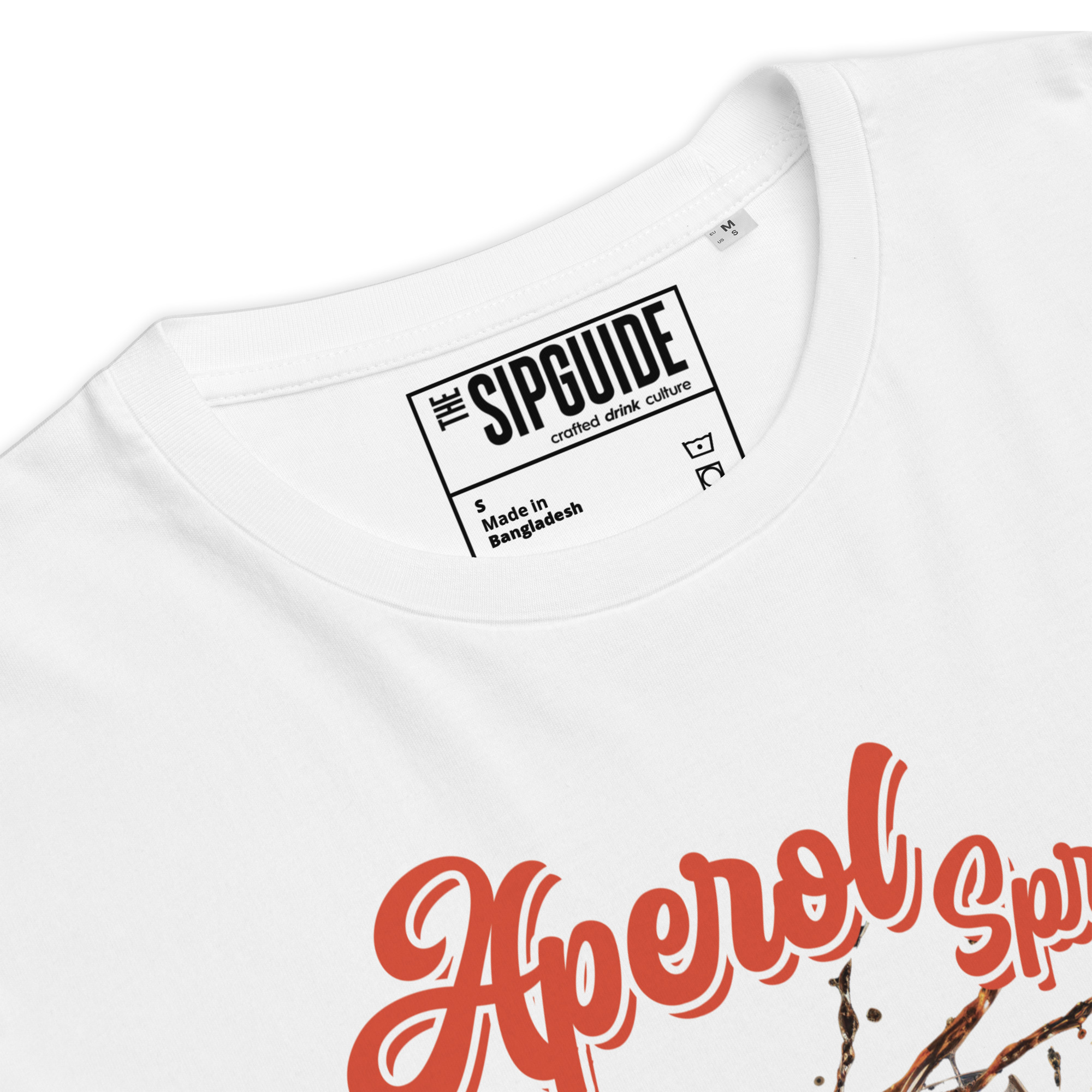 Aperol Spritz Organic Cotton T-Shirt - Image 11