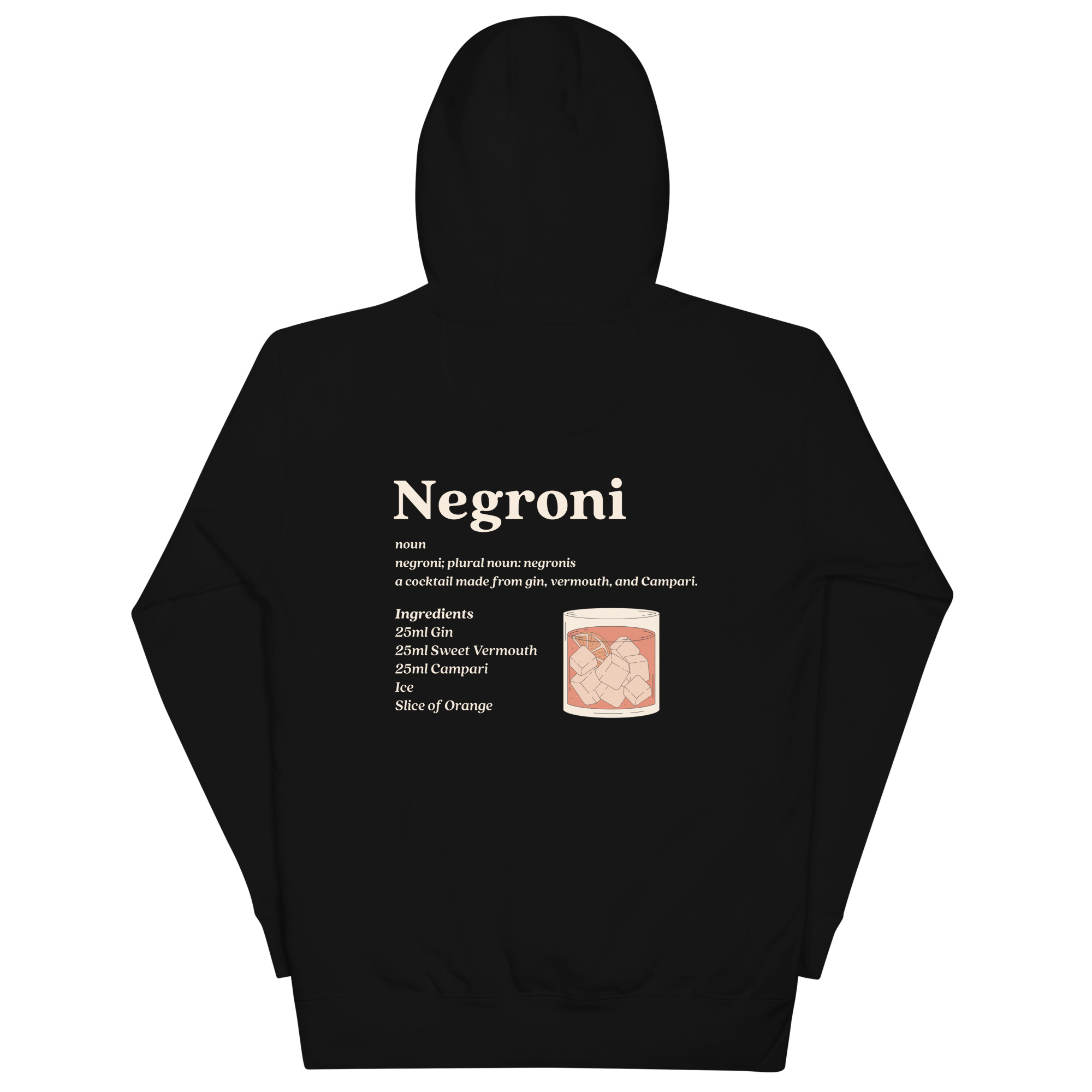 Negroni Definition Cocktail Premium Cozy Hoodie - Image 8