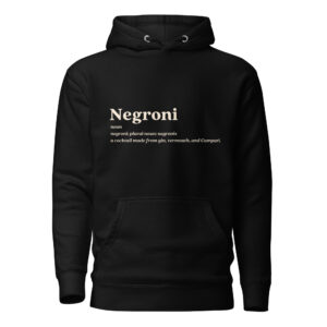 Negroni Definition Cocktail Premium Cozy Hoodie