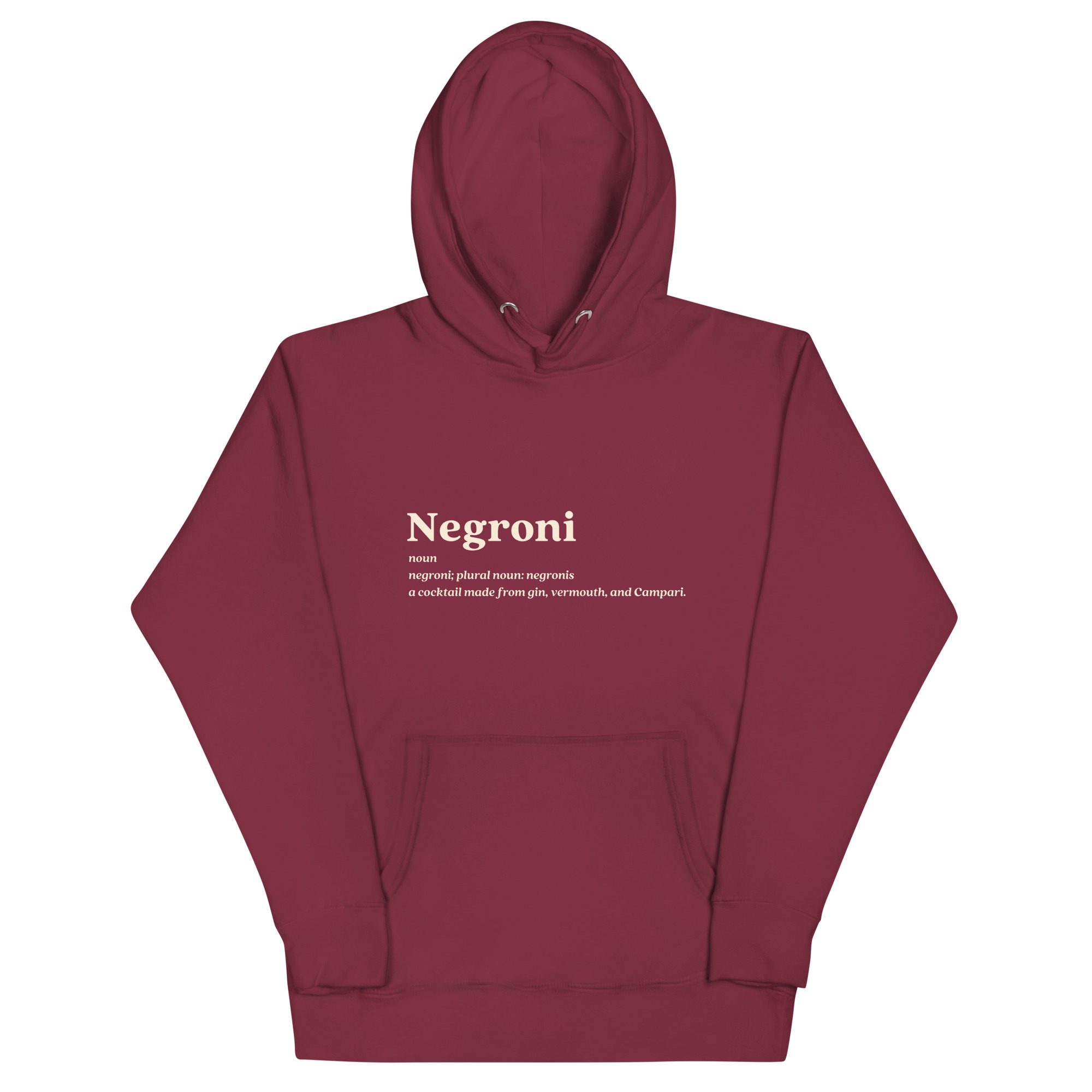 Negroni Definition Cocktail Premium Cozy Hoodie - Image 11
