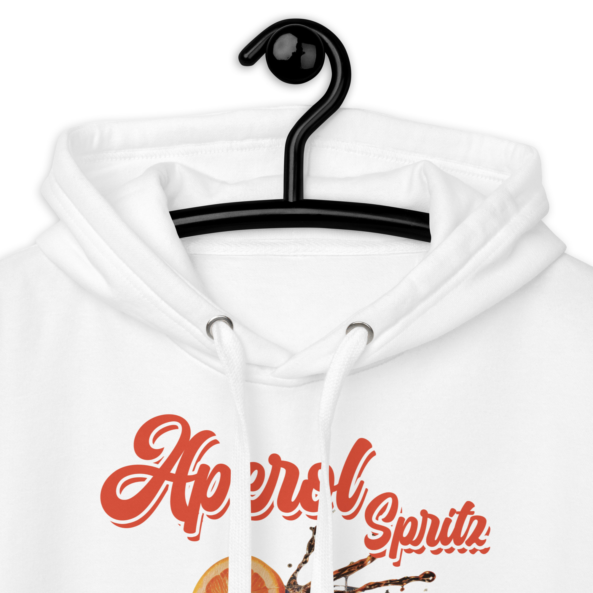 Aperol Spritz Premium White Hoodie - Image 4