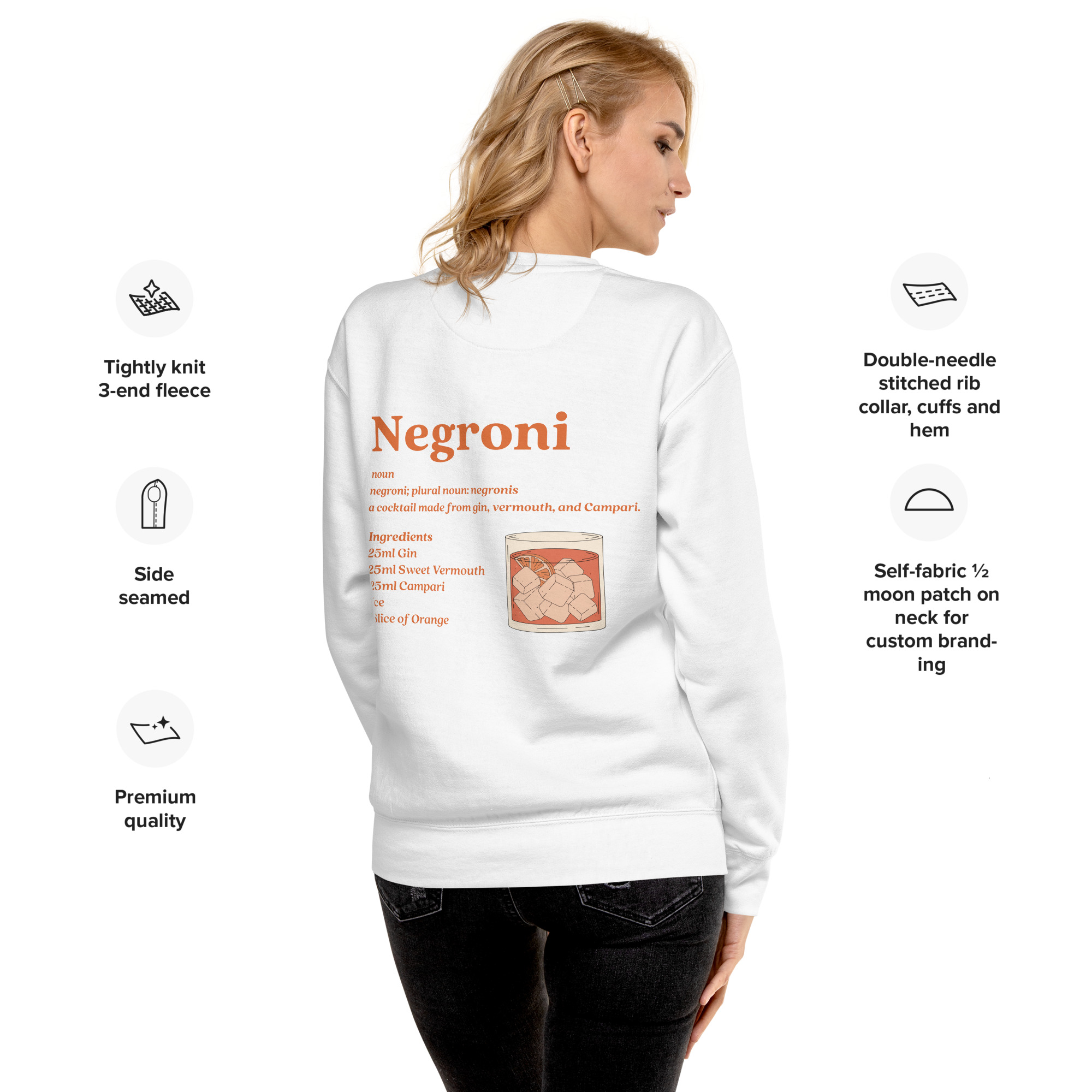 Negroni Definition Long Sleeve Sweatshirt - Image 11