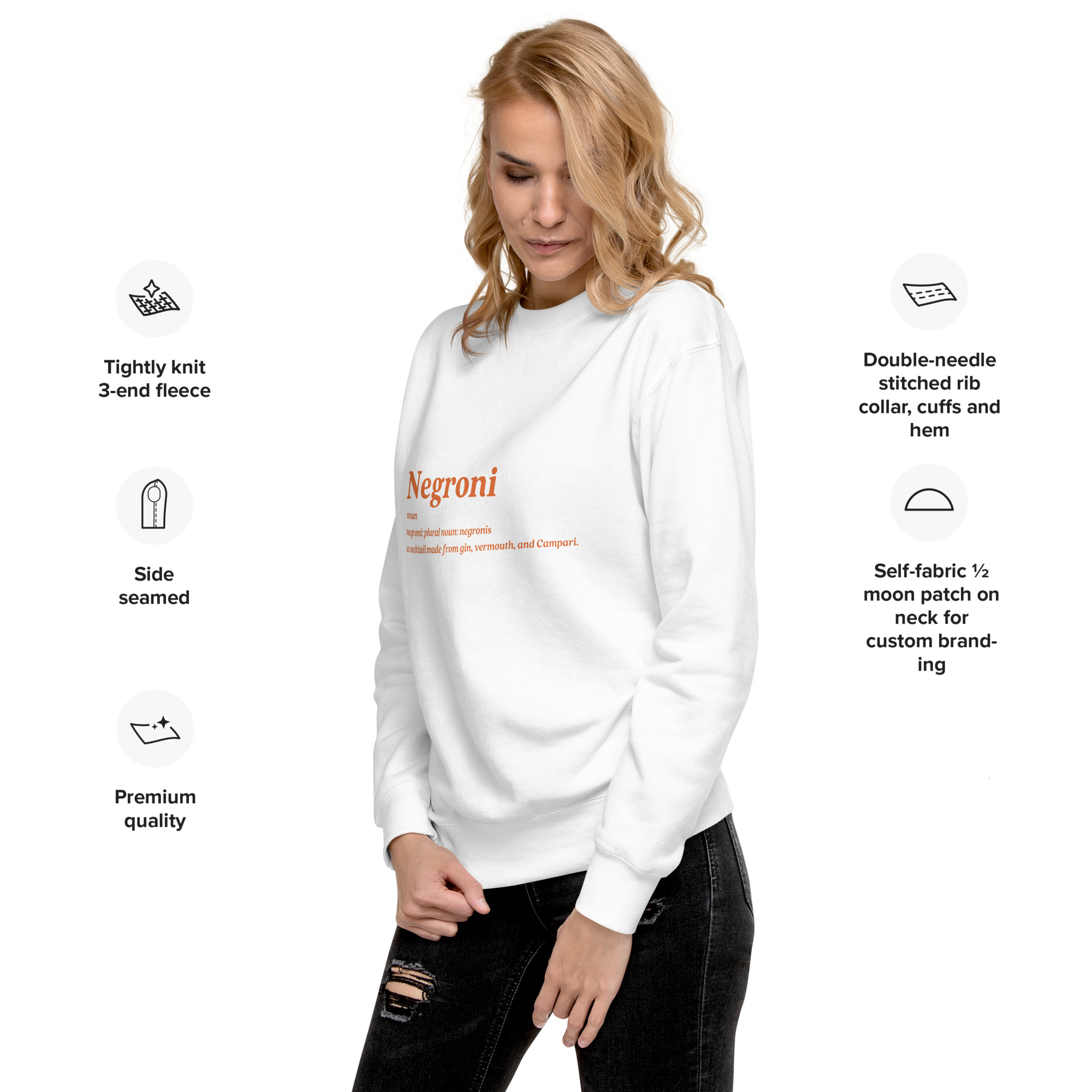 Negroni Definition Long Sleeve Sweatshirt - Image 4